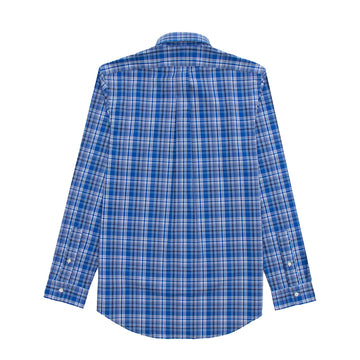 Polo Ralph Lauren Custom Fit Check Shirt Blue Multi - Parasol Store