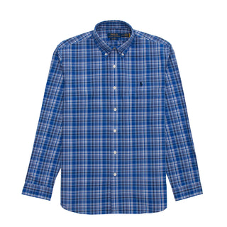 Polo Ralph Lauren Custom Fit Check Shirt Blue Multi - Parasol Store