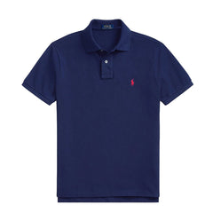 Polo Ralph Lauren Custom Slim Fit Mesh Polo Newport Navy