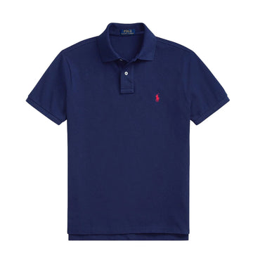 Polo Ralph Lauren Custom Slim Fit Mesh Polo Newport Navy