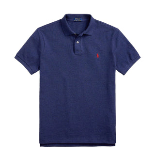 Polo Ralph Lauren The Iconic Mesh Polo Shirt Spring Navy Heather - Parasol Store
