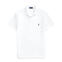 Polo Ralph Lauren Custom Slim Fit Mesh Polo White