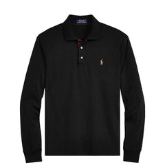 Polo Ralph Lauren Custom Slim Fit Soft Cotton Polo Shirt Black