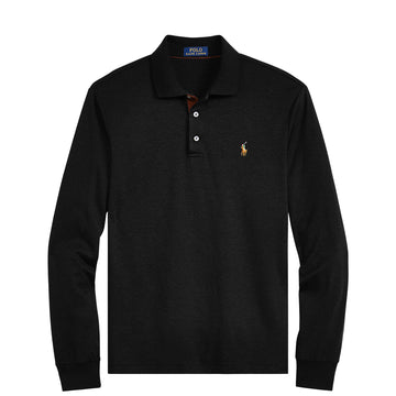 Polo Ralph Lauren Custom Slim Fit Soft Cotton Polo Shirt Black