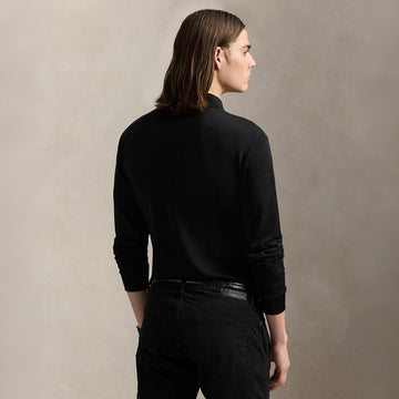 Polo Ralph Lauren Custom Slim Fit Soft Cotton Polo Shirt Black