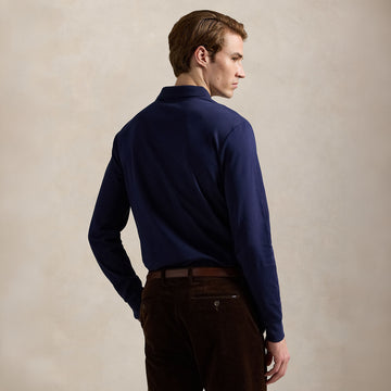 Polo Ralph Lauren Custom Slim Fit Soft Cotton Polo Shirt Refined Navy