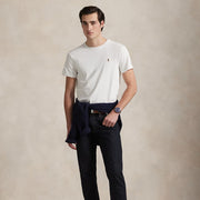 Polo Ralph Lauren Custom Slim Fit Soft Cotton T-Shirt White - Parasol Store