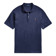 Polo Ralph Lauren Custom Slim Fit Soft Touch Polo Shirt Spring Navy - Parasol Store