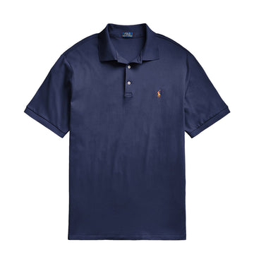 Polo Ralph Lauren Custom Slim Fit Soft Touch Polo Shirt Spring Navy