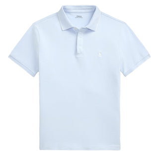 Polo Ralph Lauren Custom Slim Fit Stretch Oxford Mesh Polo Blue/White