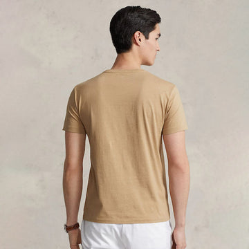 Polo Ralph Lauren Custom Slim Fit  T-Shirt Cafe Tan - Parasol Store