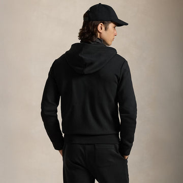 Polo Ralph Lauren Double-Knit Full-Zip Hoodie Polo Black - Parasol Store