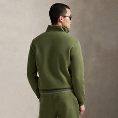 Polo Ralph Lauren Double-Knit Quarter-Zip Pullover Supply Olive