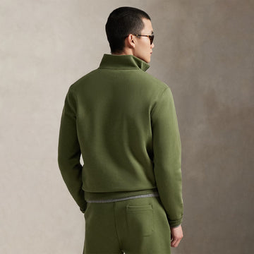 Polo Ralph Lauren Double-Knit Quarter-Zip Pullover Supply Olive
