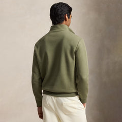 Polo Ralph Lauren Double Knit Quarter Zip Pullover Cruise Olive / C1730