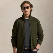 Polo Ralph Lauren Double Knit Track Jacket Company Olive - Parasol Store