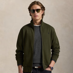 Polo Ralph Lauren Double Knit Track Jacket Company Olive - Parasol Store