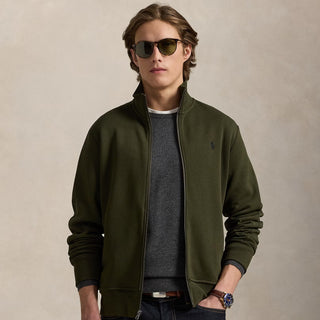 Polo Ralph Lauren Double Knit Track Jacket Company Olive - Parasol Store