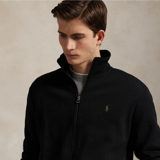 Polo Ralph Lauren Double Knit Track Jacket Polo Black - Parasol Store