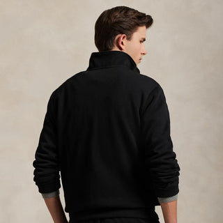 Polo Ralph Lauren Double Knit Track Jacket Polo Black - Parasol Store