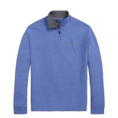 Polo Ralph Lauren Estate-Rib Quarter-Zip Pullover Faded Royal Heather/Barclay - Parasol Store