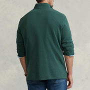 Polo Ralph Lauren Estate-Rib Quarter-Zip Pullover Scotch Pine Heather - Parasol Store