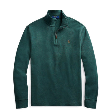Polo Ralph Lauren Estate-Rib Quarter-Zip Pullover Scotch Pine Heather - Parasol Store
