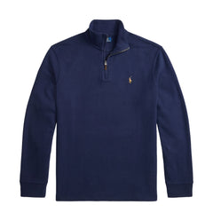 Polo Ralph Lauren Estate Rib Quarter Zip Pullover Cruise Navy