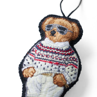 Polo Ralph Lauren Fair Isle Polo Bear Ornament - Parasol Store