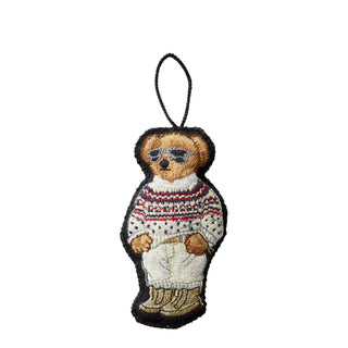 Polo Ralph Lauren Fair Isle Polo Bear Ornament - Parasol Store