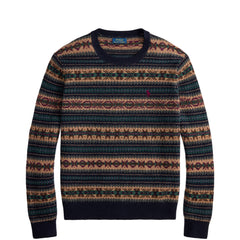 Polo Ralph Lauren Fair Isle Wool Jumper Navy Combo