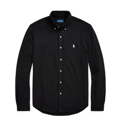 Polo Ralph Lauren Featherweight Mesh Shirt Polo Black - Parasol Store