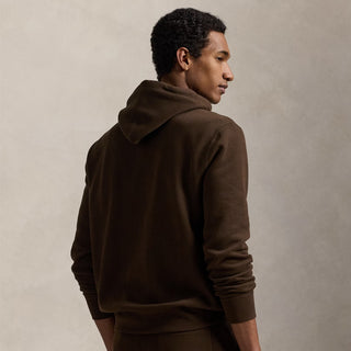 Polo Ralph Lauren Fleece Hooded Sweat Nutmeg Brown - Parasol Store