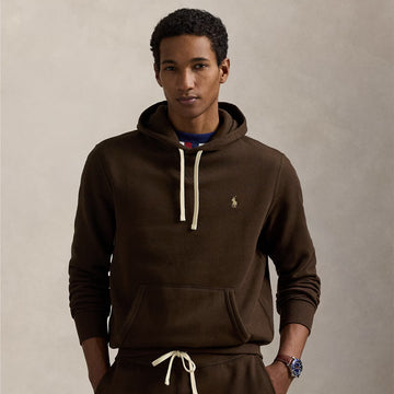 Polo Ralph Lauren Fleece Hooded Sweat Nutmeg Brown - Parasol Store