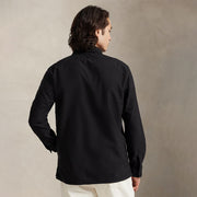 Polo Ralph Lauren Garment-Dyed Oxford Overshirt Polo Black - Parasol Store