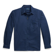 Polo Ralph Lauren Garment-Dyed Oxford Overshirt Spring Navy - Parasol Store