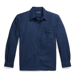 Polo Ralph Lauren Garment-Dyed Oxford Overshirt Spring Navy - Parasol Store
