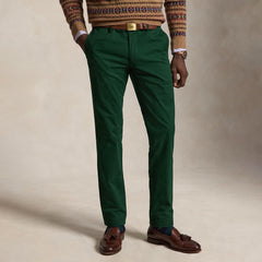 Polo Ralph Lauren Greenwich Slim Fit Stretch Chino Trouser College Green