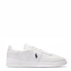 Polo Ralph Lauren Heritage Aera Leather Trainer White / Navy