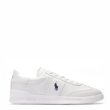 Polo Ralph Lauren Heritage Aera Leather Trainer White / Navy