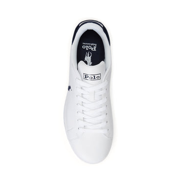 Polo Ralph Lauren Heritage Court II Leather Sneaker White / Navy
