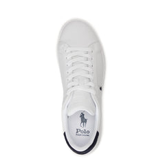 Polo Ralph Lauren Heritage Court II Leather Trainer White / Hunter Navy