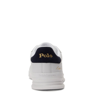 Polo Ralph Lauren Heritage Court II Leather Trainer White / Hunter Navy