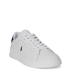 Polo Ralph Lauren Heritage Court II Leather Trainer White / Hunter Navy