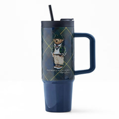 Polo Ralph Lauren Highmoore Polo Bear Water Bottle & Straw - Parasol Store