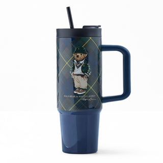 Polo Ralph Lauren Highmoore Polo Bear Water Bottle & Straw