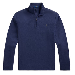 Polo Ralph Lauren Jacquard Quarter-Zip Pullover Spring Navy Heather