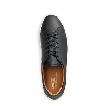 Polo Ralph Lauren Jermain Leather Trainer Black