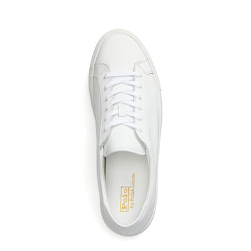 Polo Ralph Lauren Jermain Leather Trainer White