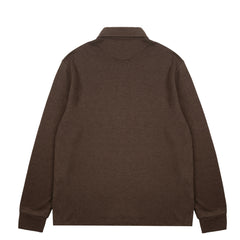 Polo Ralph Lauren Luxury Jersey Polo Shirt Nutmeg Brown Heather - Parasol Store
